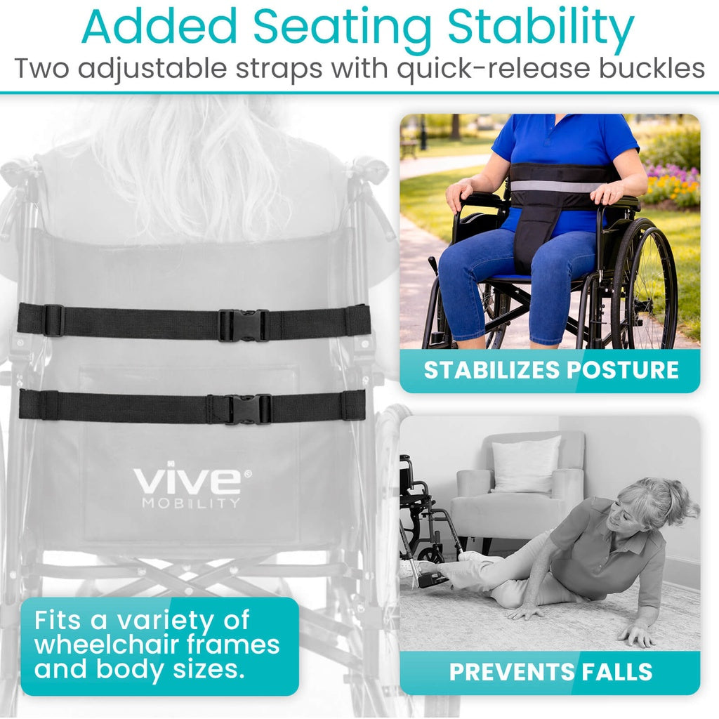 Vive Health Waist and Pelvic Wheelchair Harness