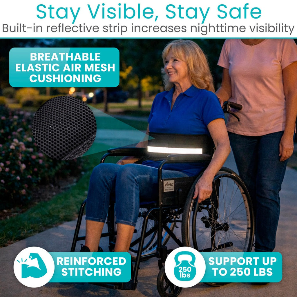 Vive Health Waist and Pelvic Wheelchair Harness