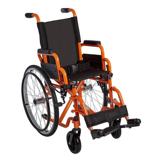 Ziggo 12" Wheelchair, Orange