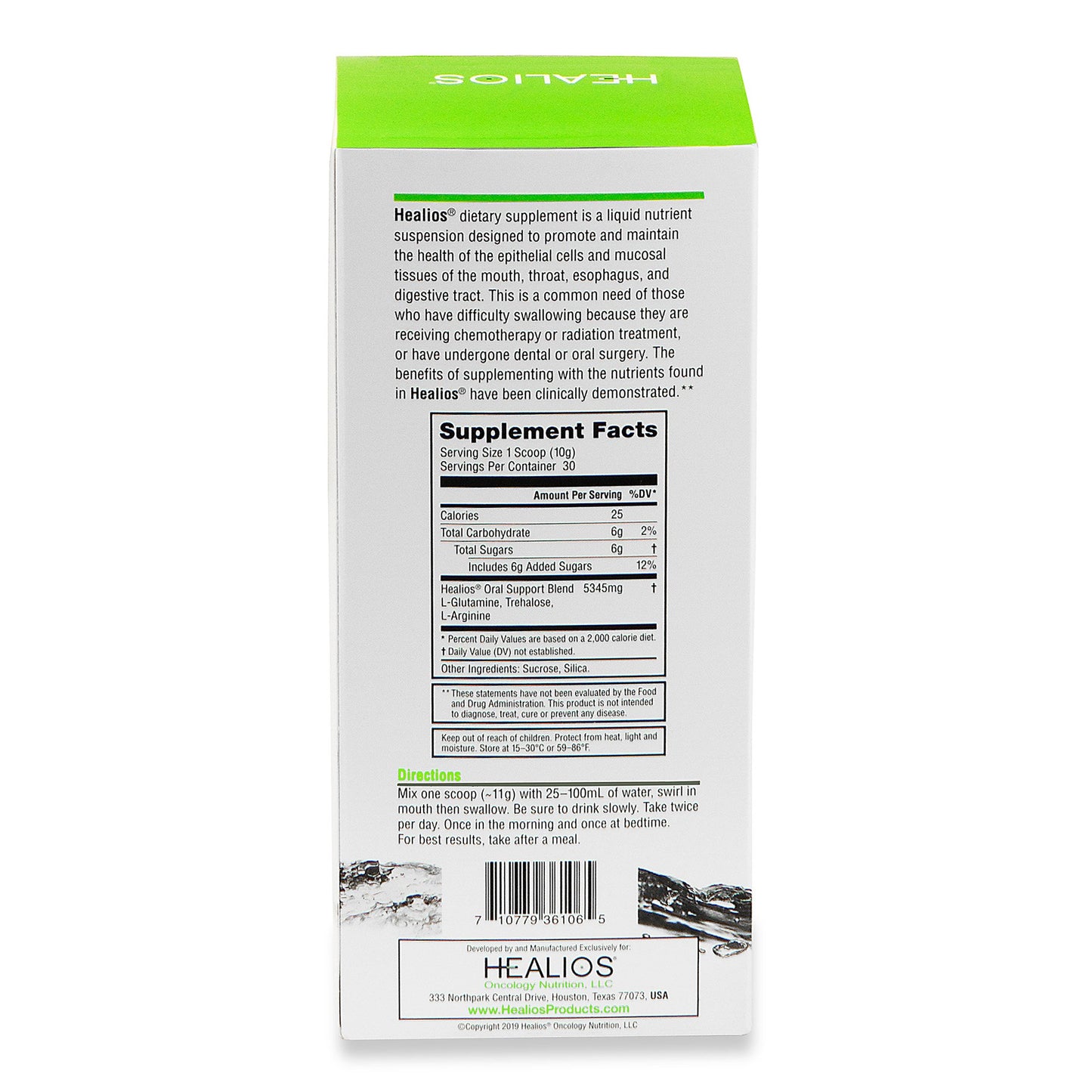 SUPPLEMENT, ORAL PDR HEALTH HEALIOS UNFLAV 10.93OZ (12/CS)