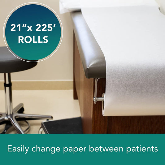Table Paper TidiEveryday 21 Inch Width 225 Foot Length White Smooth