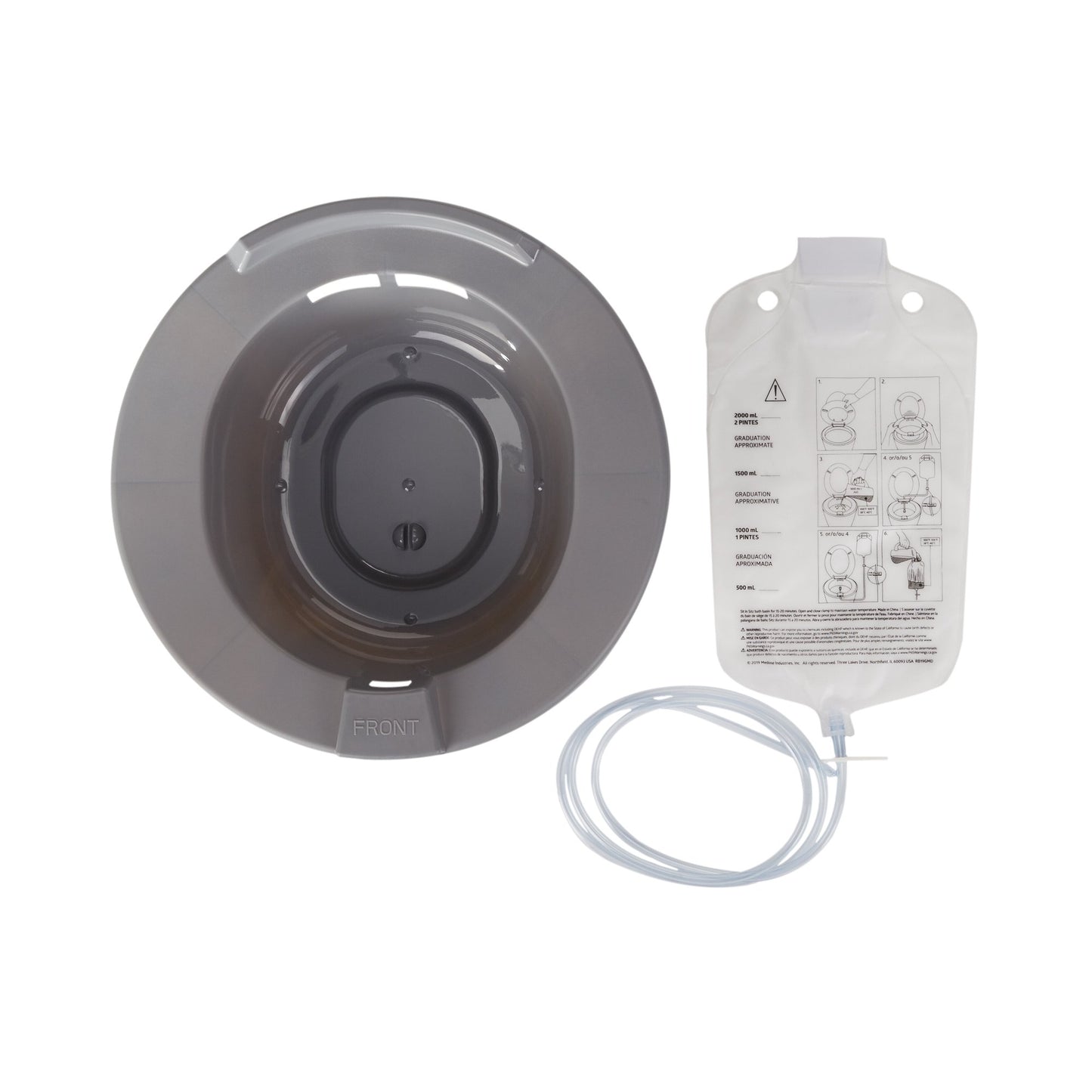 SITZ BATH, GRAPHITE (10/CS)