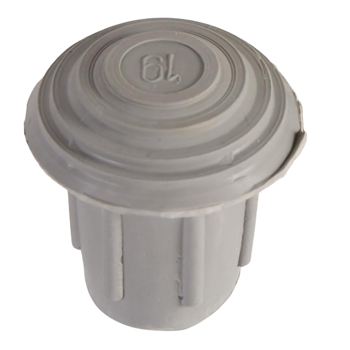 TIP, WALKER/COMMODE GRY 1" (4/BX)