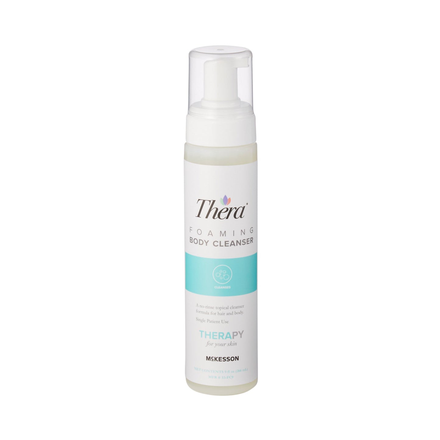 McKesson Thera® Foaming Body Cleanser, 9-ounce pump bottle