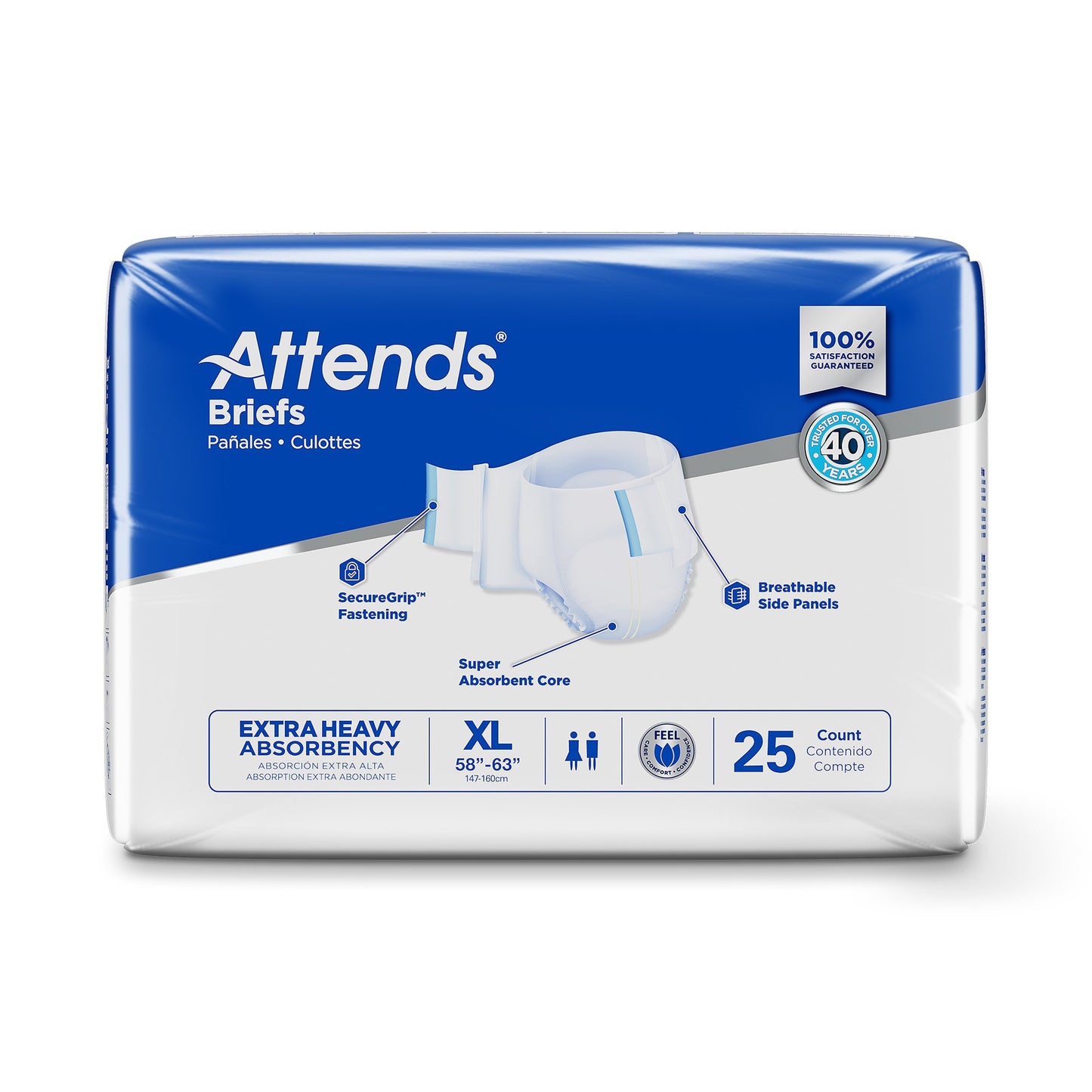 Attends® Extra Heavy Absorbency Briefs, X-Large