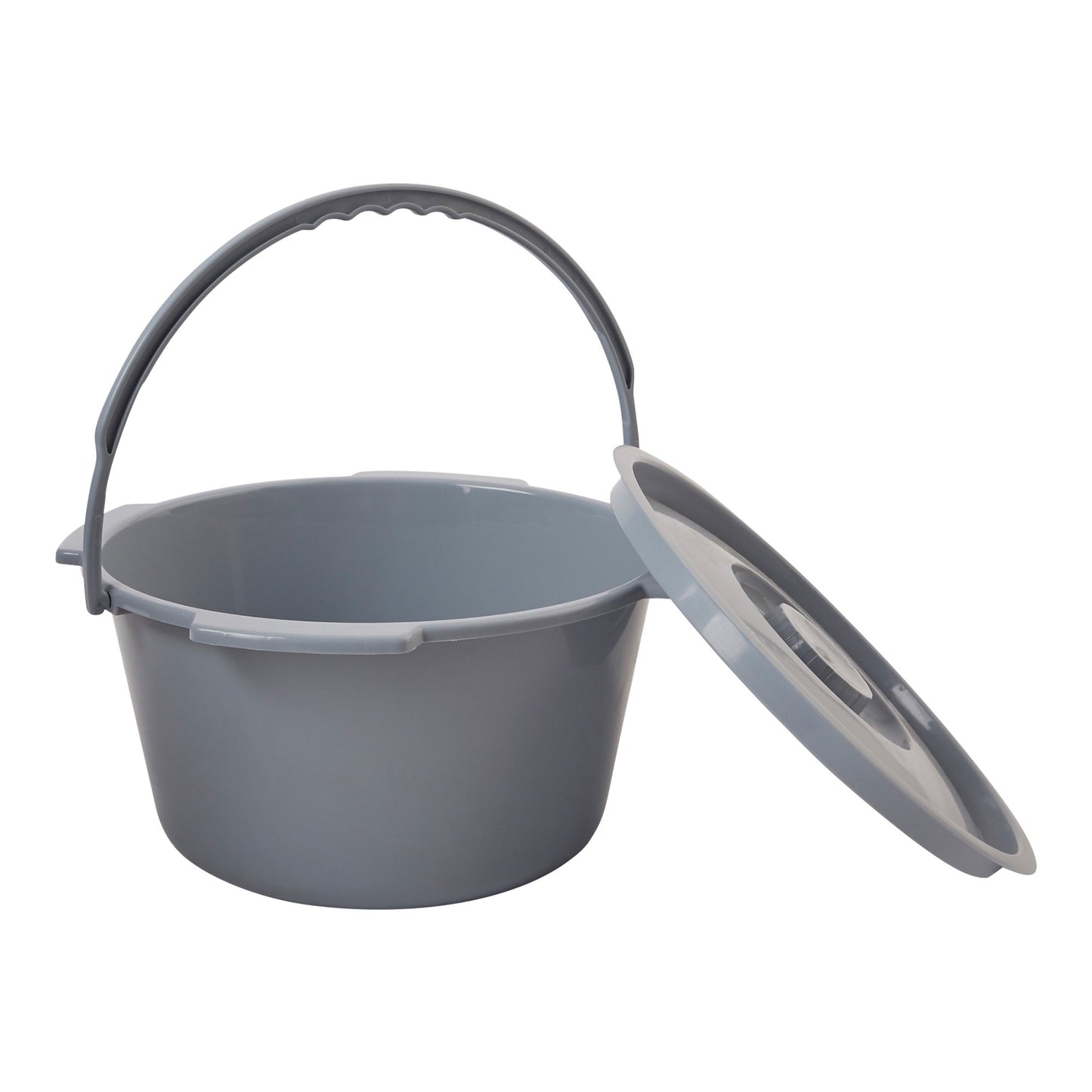 BUCKET, COMMODE W/PLAS HANDLE & CYR 7.5QT (12/CS)