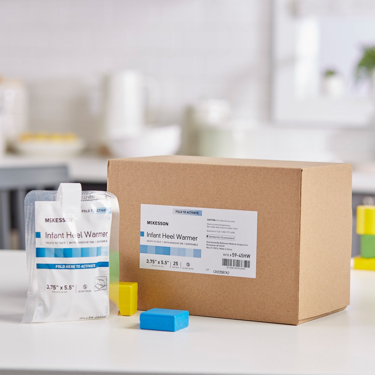 WARMER, HEEL INF 3.75"X5.5" LF(25/BX 4BX/CS)