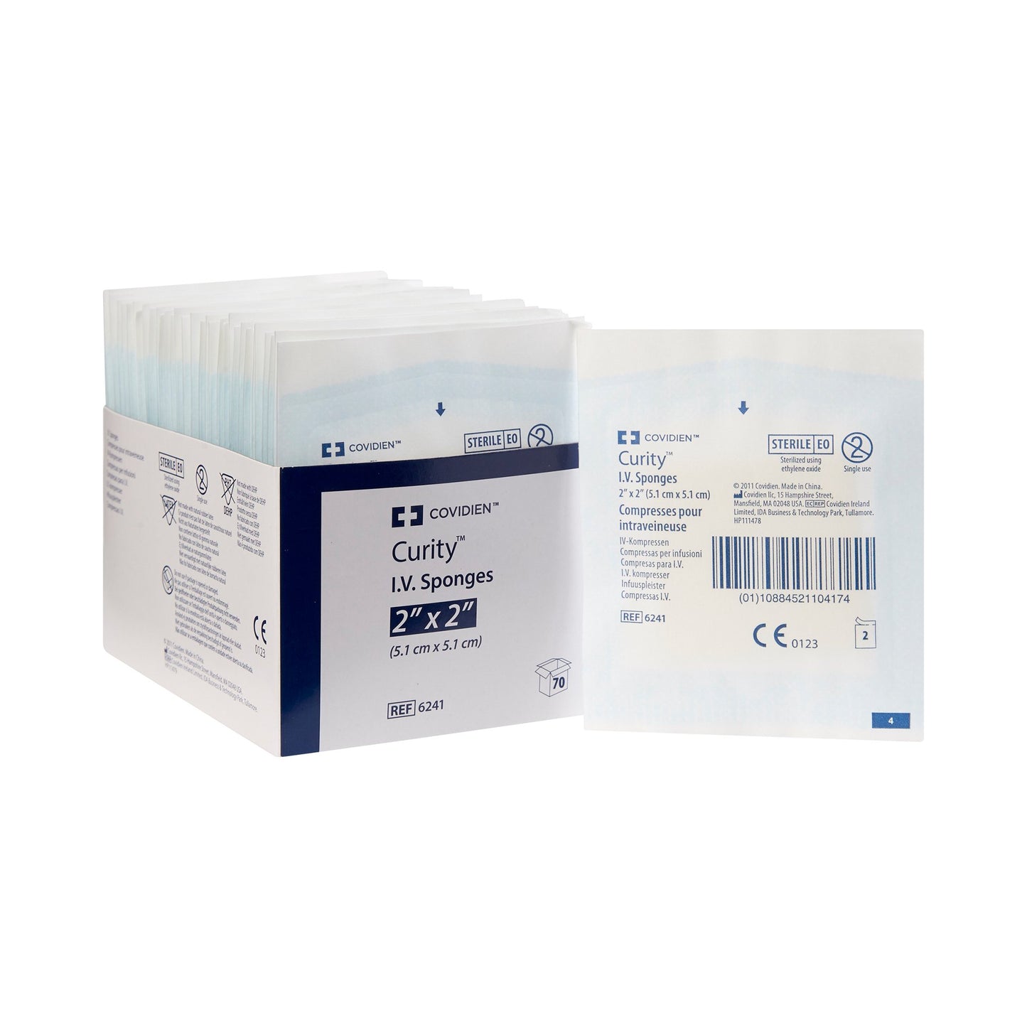 DRESSING, IV 2"X2" 6PLY STR (2/PK 35PK/CT)