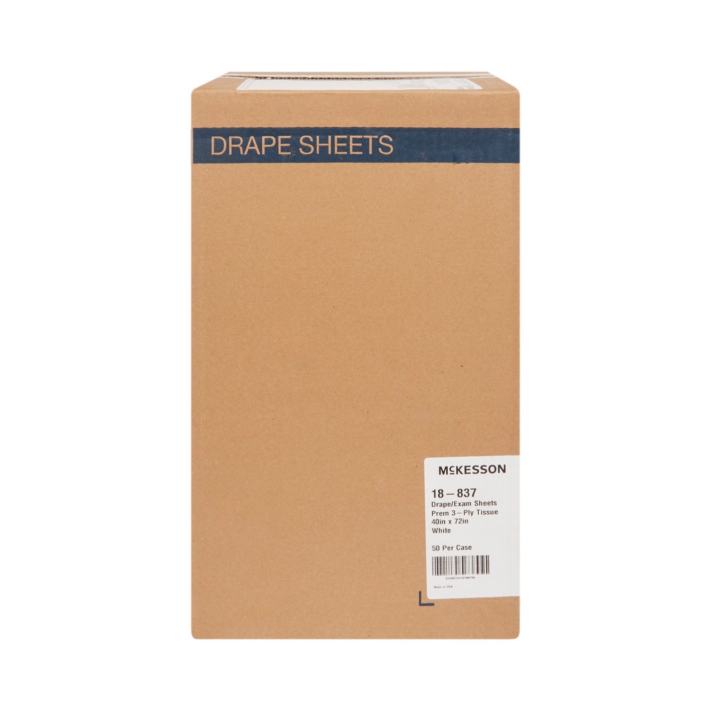 SHEET, DRAPE 3PLY WHT 40X72 (50/CS)