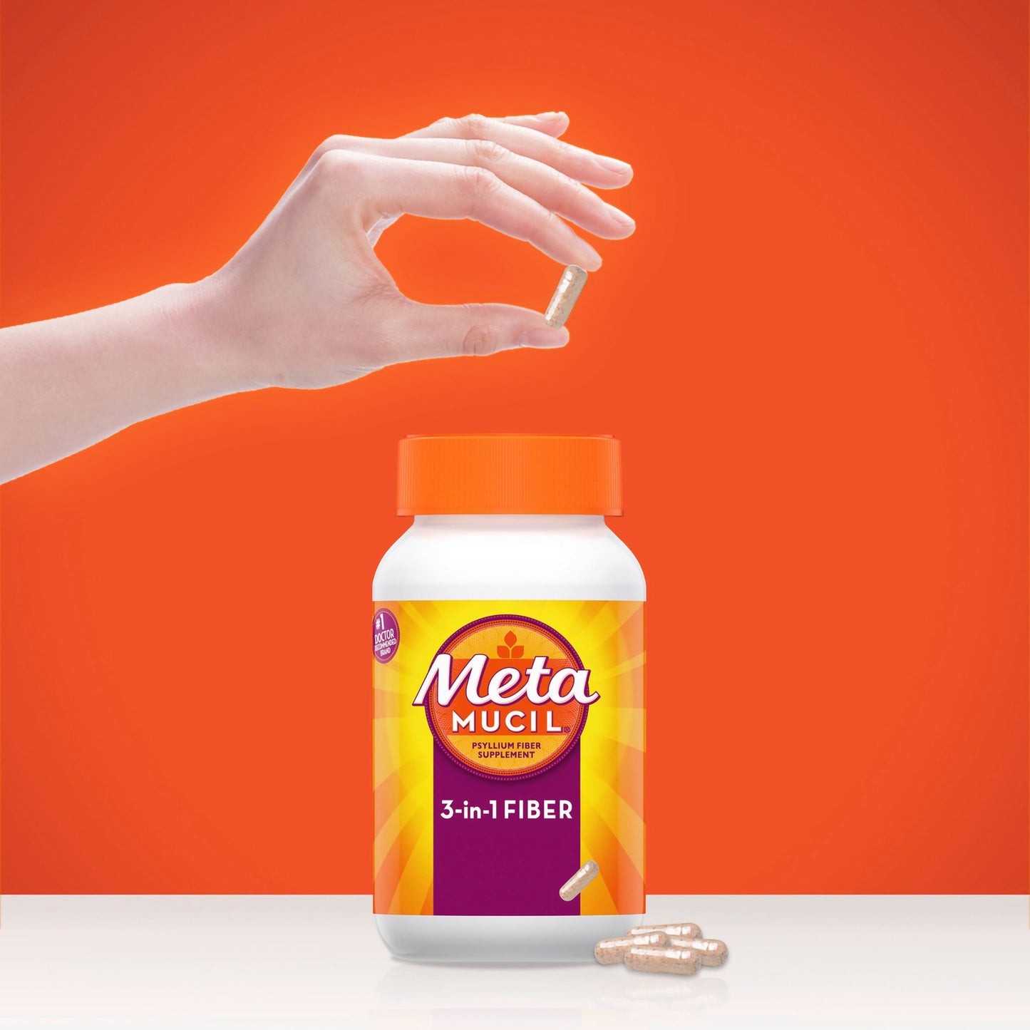 Metamucil® 3 in 1 Fiber Capsules