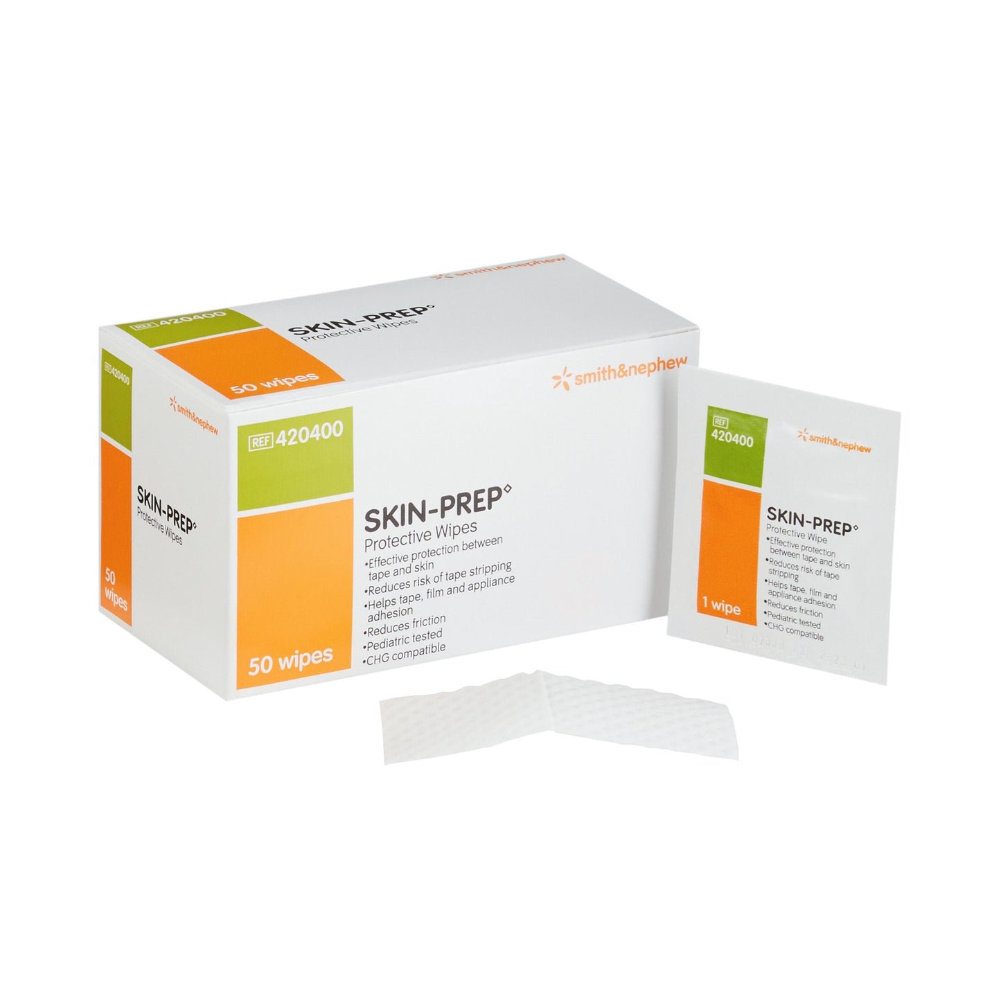 WIPE, SKIN PREP PROT DRSNG (50/BX)