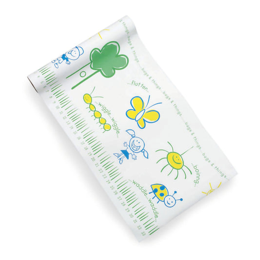 Tidi® Choice Smooth Table Paper, 18 Inch x 75 Yard, Print (Bugs and Things)