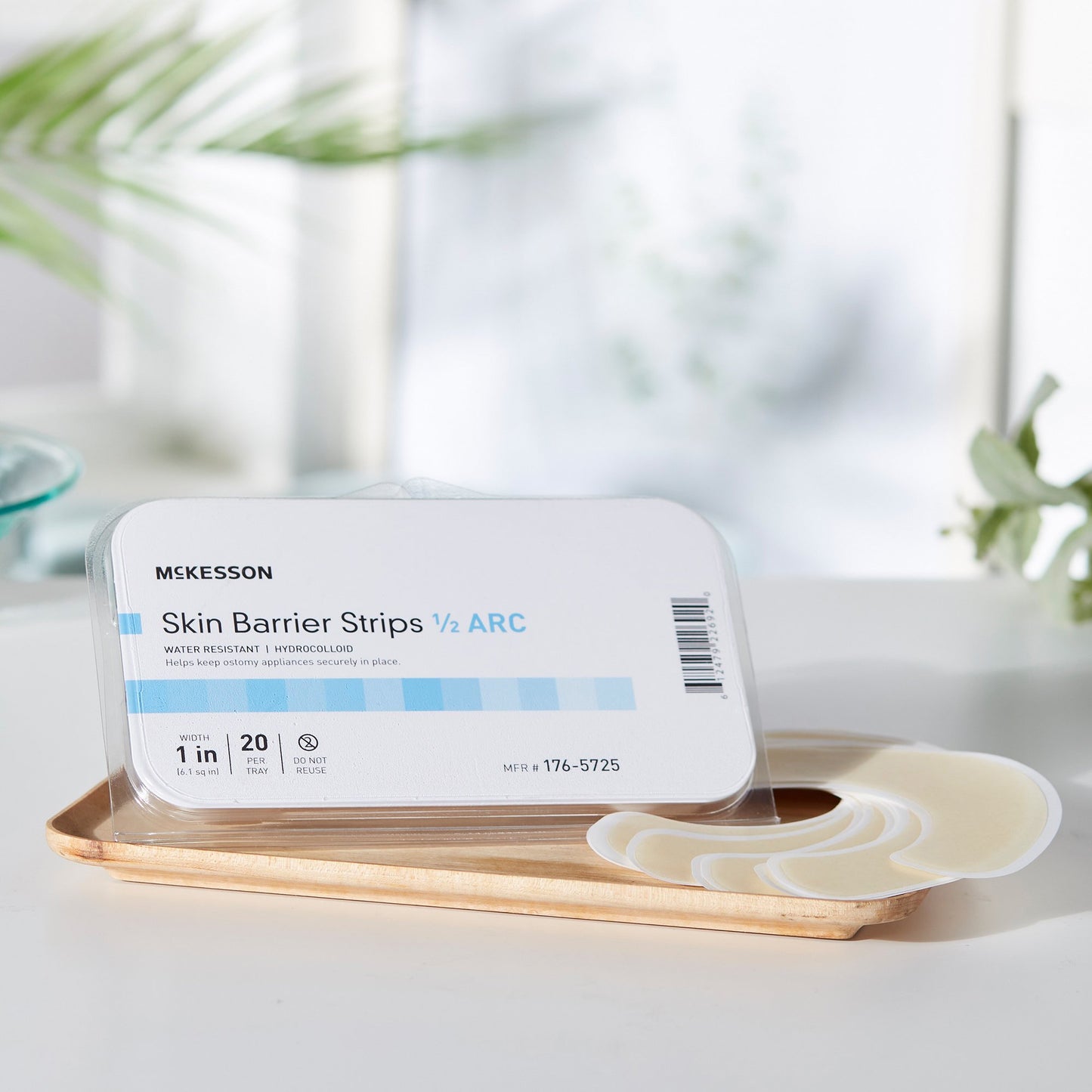 BARRIER, SKIN OSTOMY HALF-ARC (20EA/TR 14TR/CS)