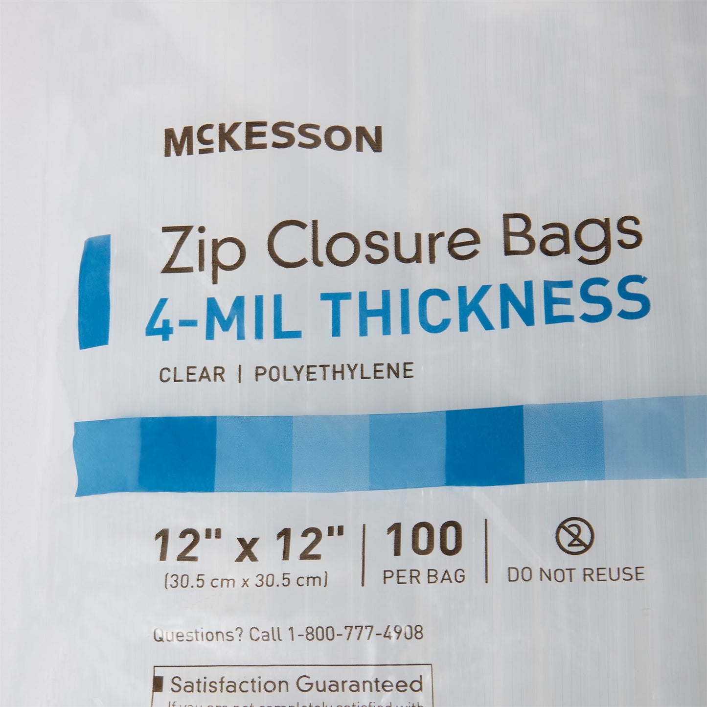 BAG, ZIP LOCK 12X12 (100/BX 10BX/CS)