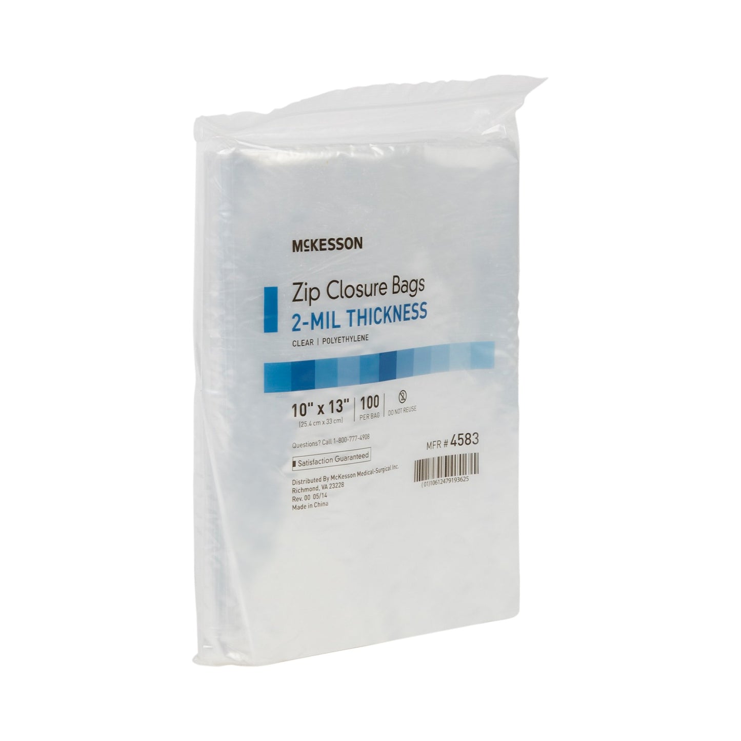 BAG, ZIP LOCK 10X13 (100/BX 10BX/CS)