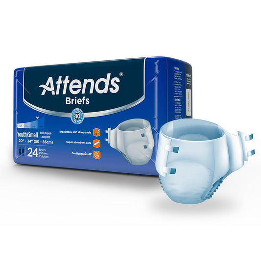 Attends® Briefs Youth/Small