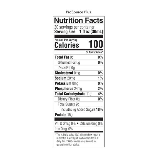 ProSource® Plus Berry Punch Collagen and Whey Protein Formula, 32-ounce Bottle