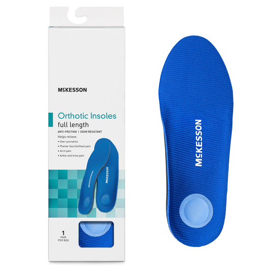 INSOLE, ORTHO FULL LNGTH D MEN7-7.5/WMN 9-9.5 (1PR/BX)
