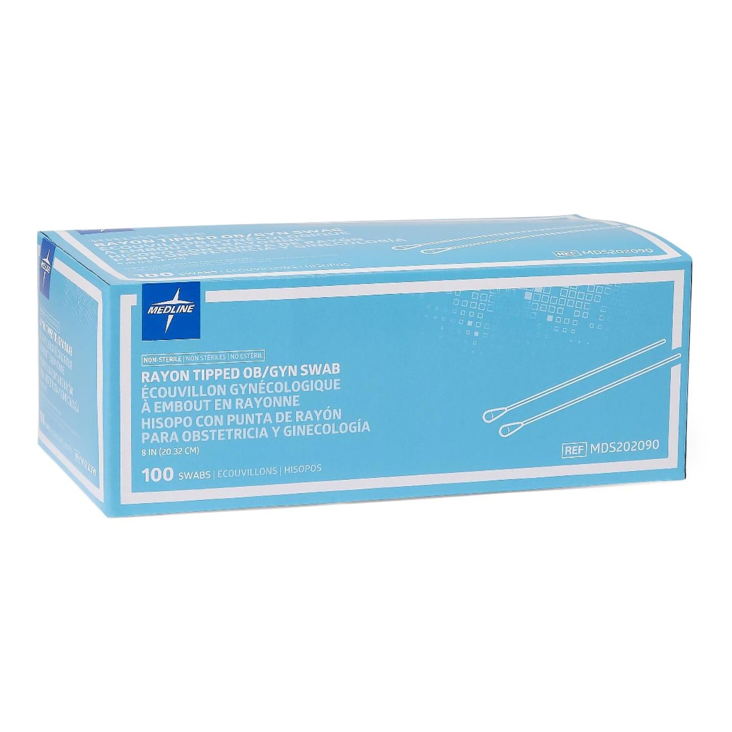 APPLICATOR, VAG RAYON TIP 8" (100/BX 5BX/CS)