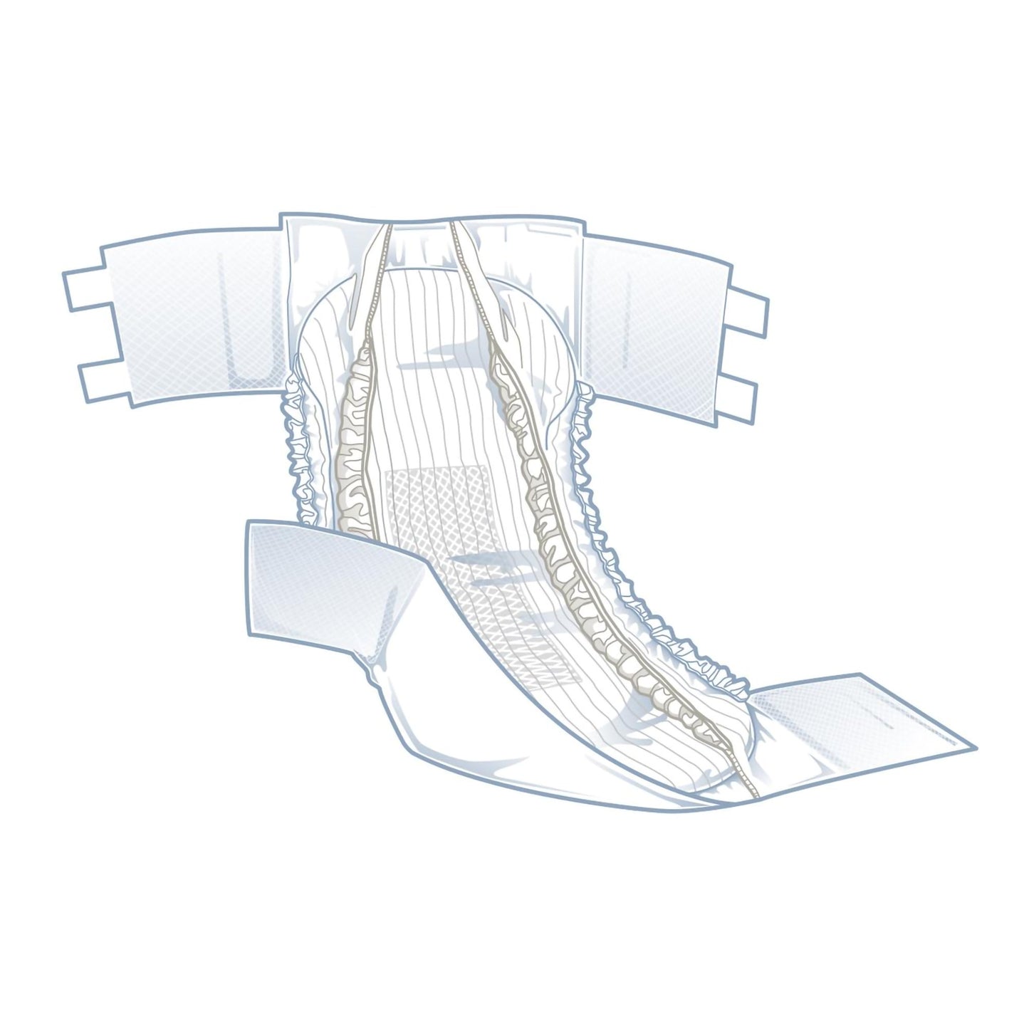 BRIEF, CLOTH LIKE FITPLUS LG 48-58" (20/BG 4BG/CS)