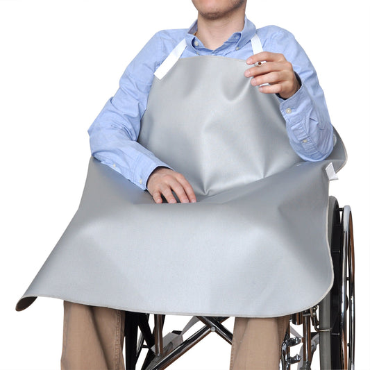 NYOrtho Deluxe Smoker's Apron, 30 x 34 in., Gray