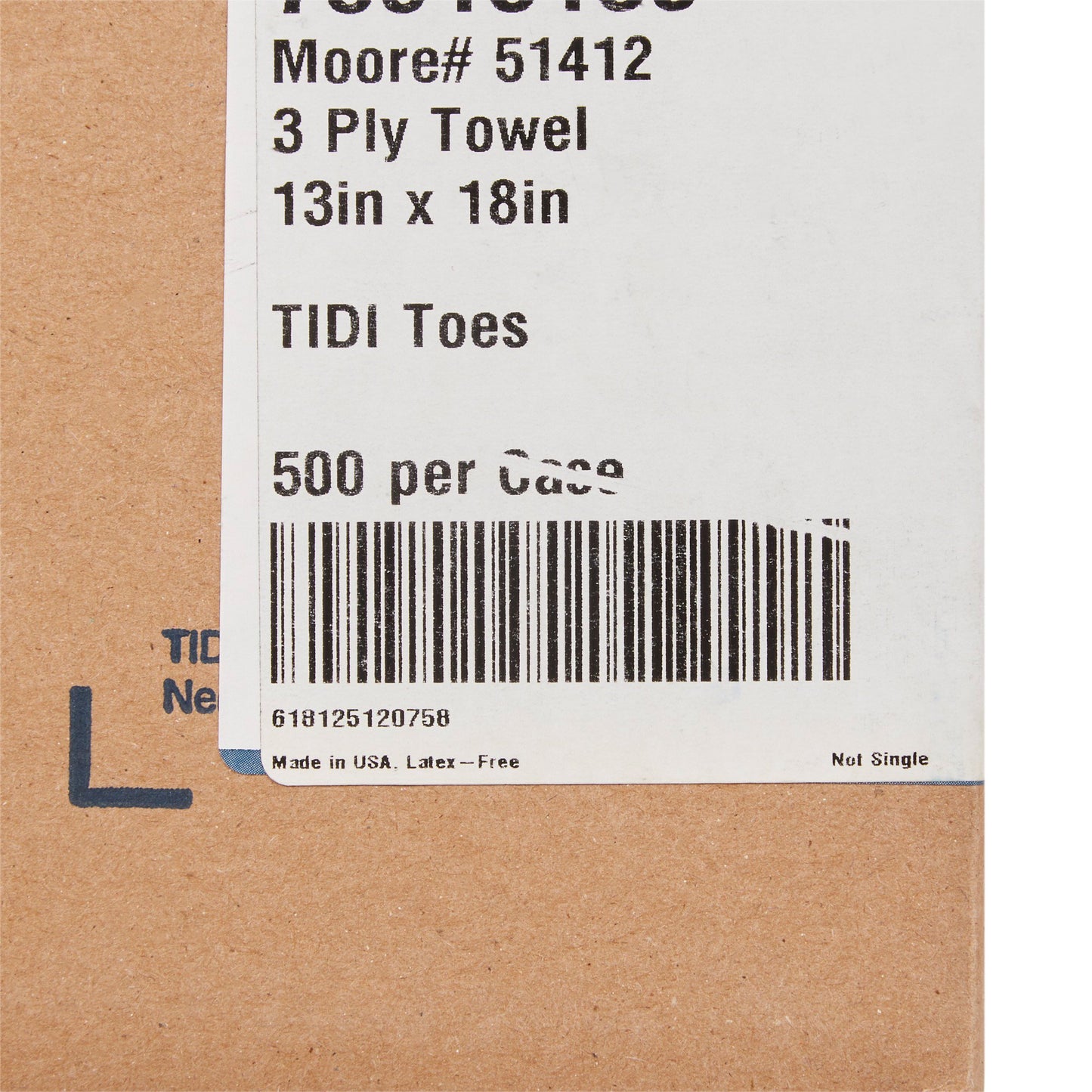 TOWEL, PODIATRY 3PLY 500S