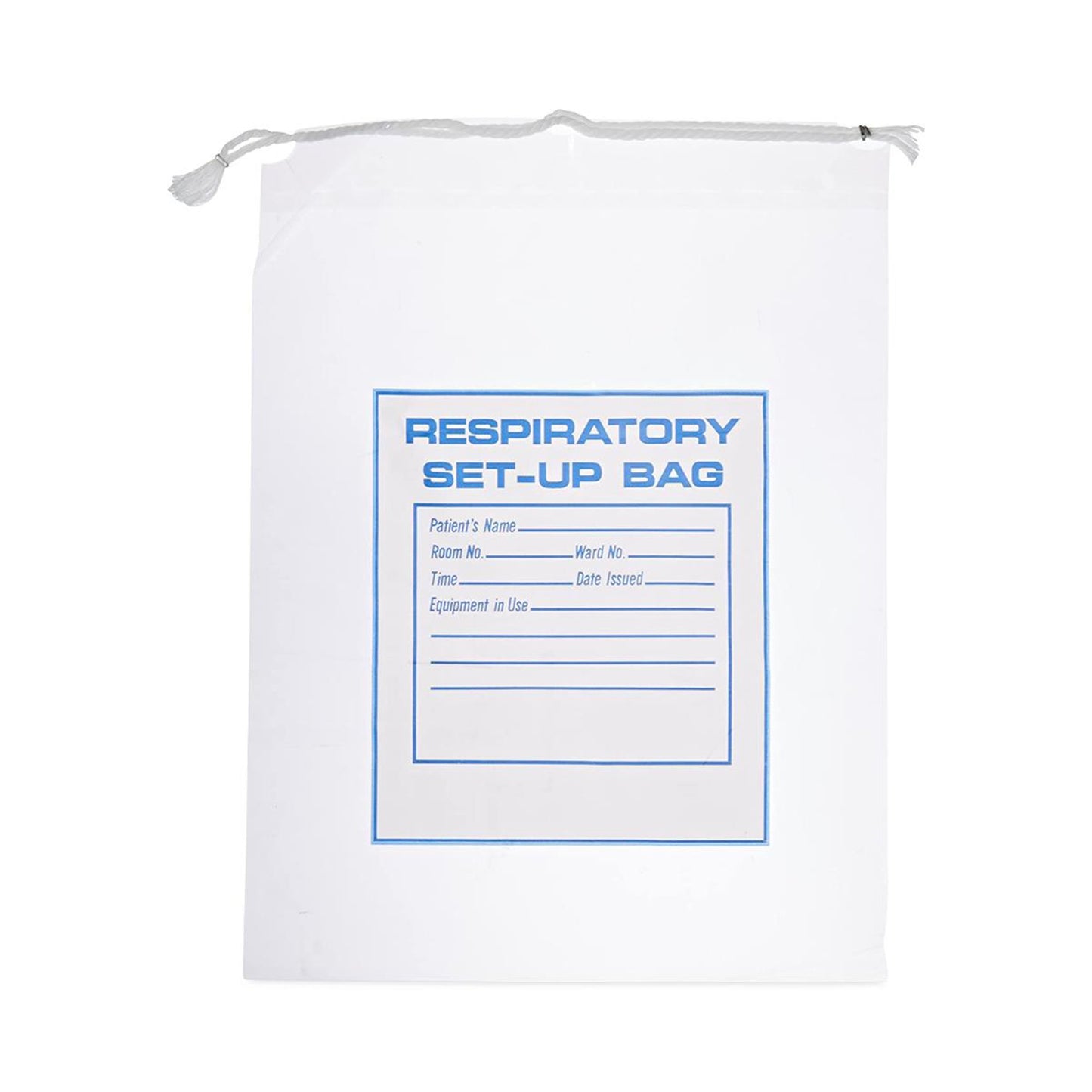 BAG, RESPIRATORY SETUP 1MIL W/GRN TAPE12X16" (500/CS)