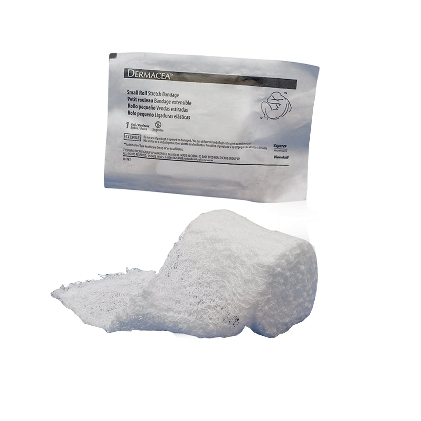 Dermacea™ Sterile Fluff Bandage Roll, 2 Inch x 4-1/8 Yard, Three-Ply