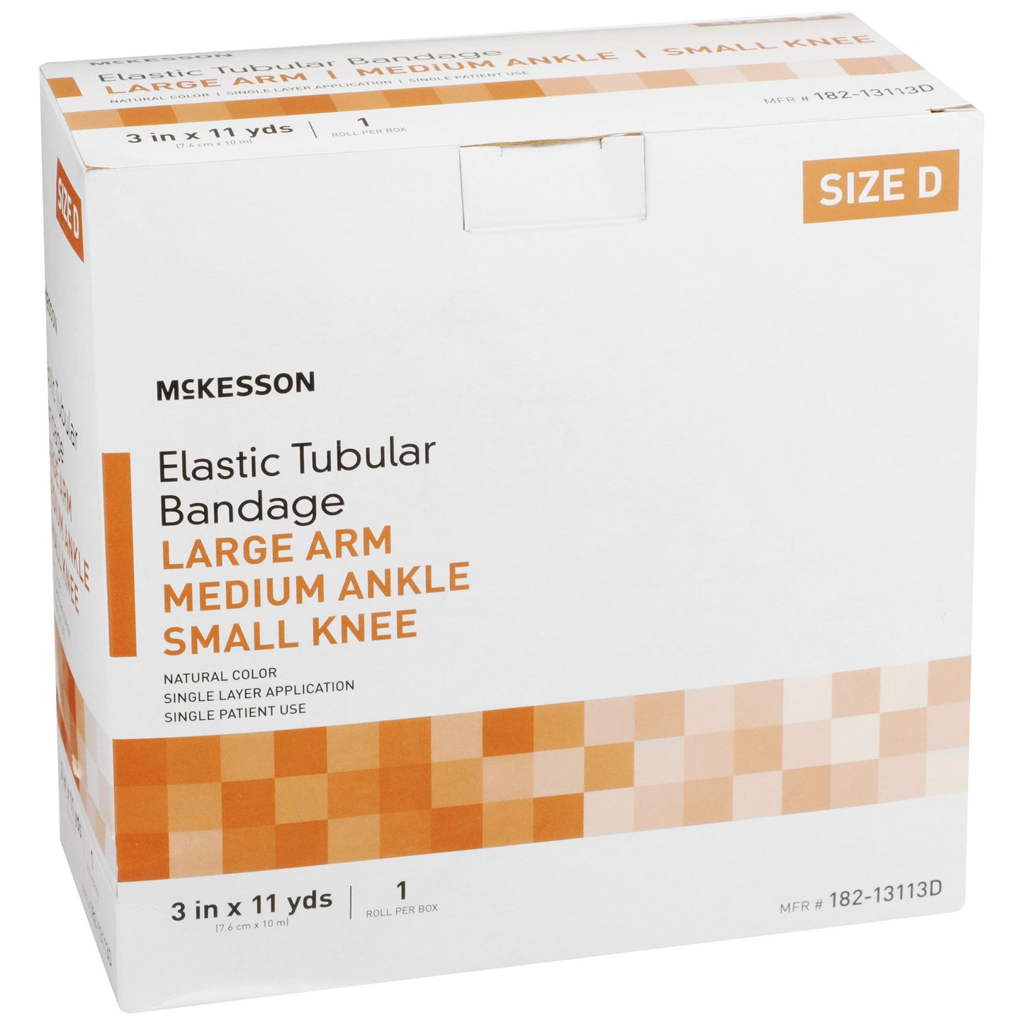 BANDAGE, COMPRESSION SPANDAGRIP SZ-D (18BX/CS)
