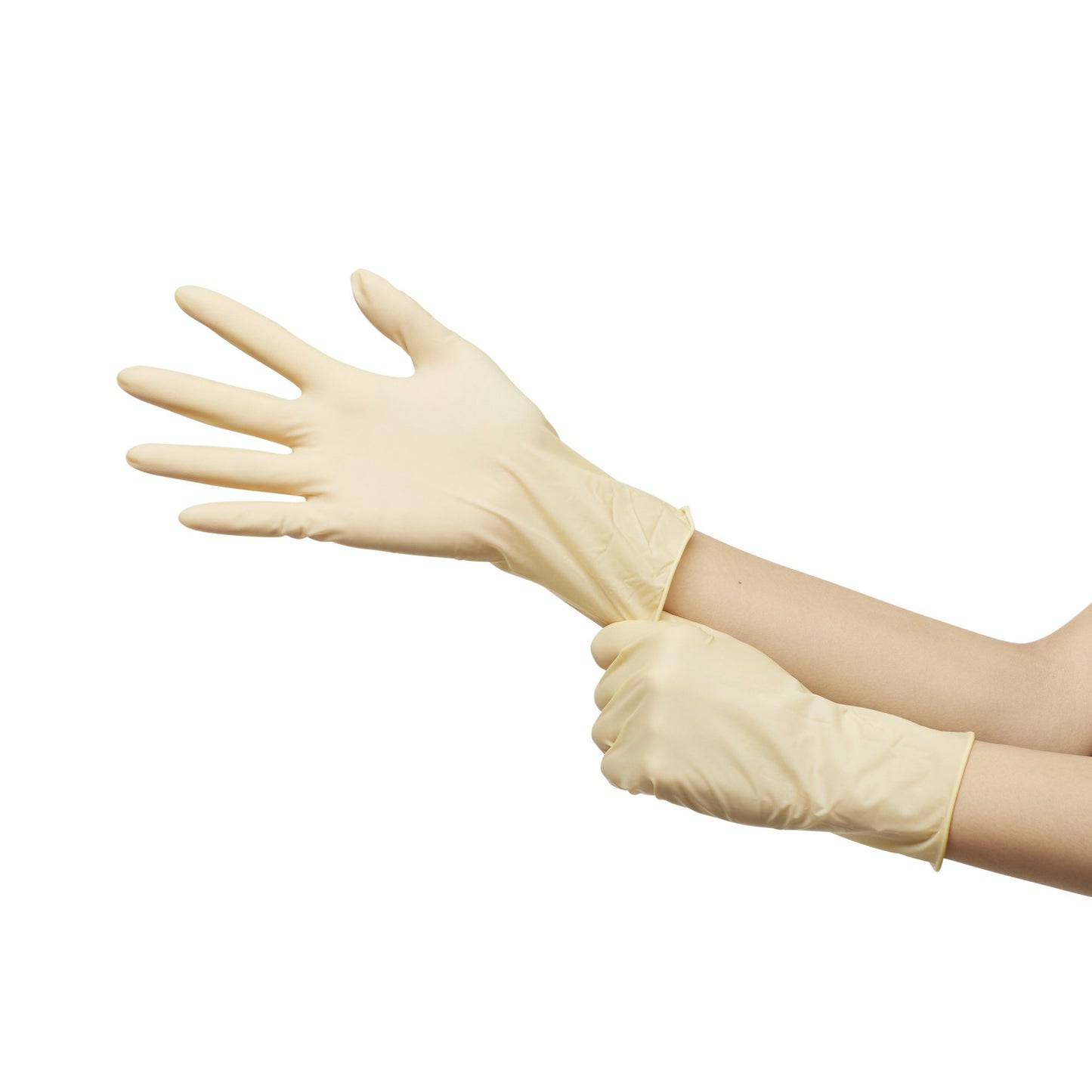 McKesson Confiderm® Latex Exam Glove, Large, Ivory