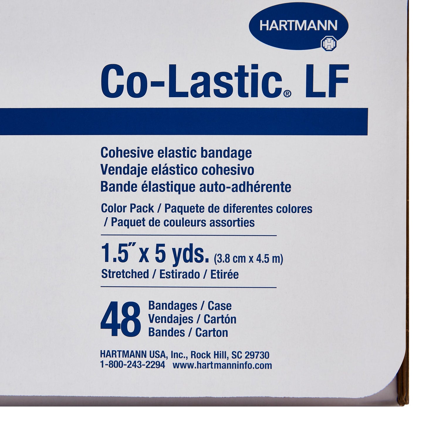 BANDAGE, COLASTIC 1.5"X5YD ASST (48/CS)