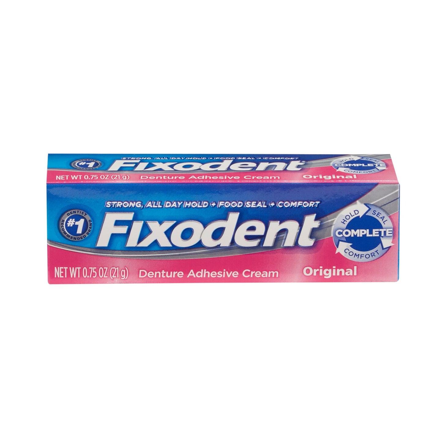 ADHESIVE, DENTURE FIXODENT ORIG CLEAN .75OZ (24/CS