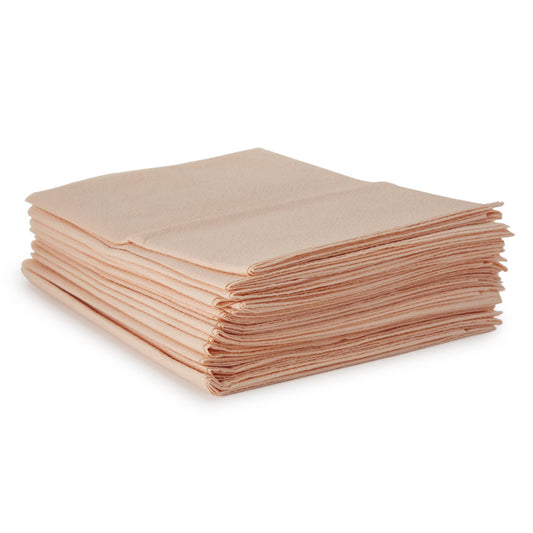 SHEET, DRAPE 2PLY PEACH 40X48 (100/CS)