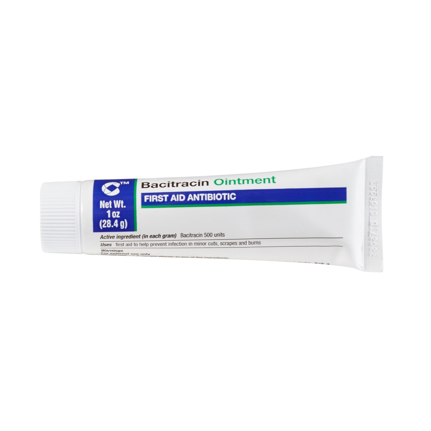 First Aid Antibiotic Bacitracin G & W Ointment 1 oz. Tube