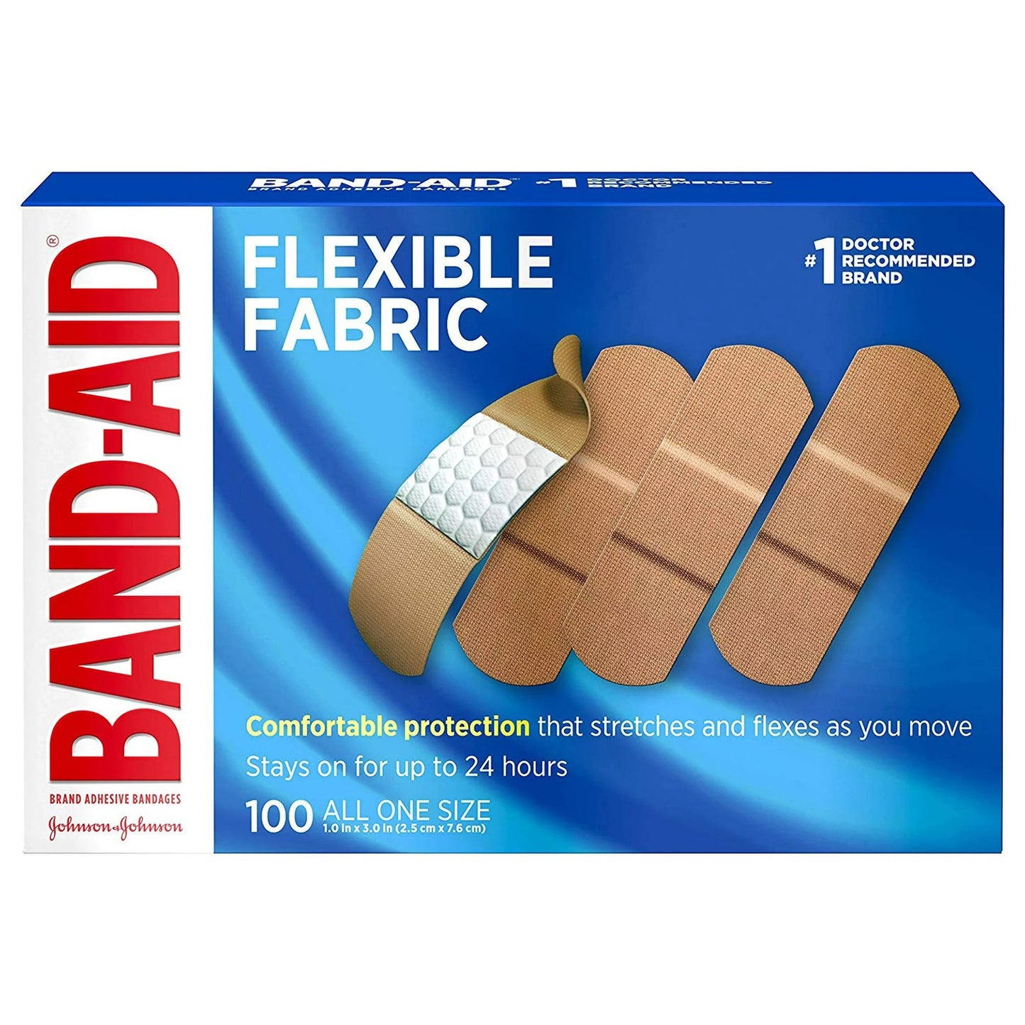 BANDAGE, ADHSV FLEX 1"X3" (100/BX 12BX/CS)