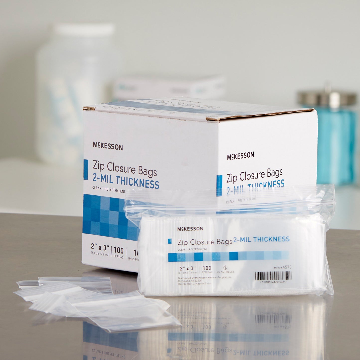 BAG, ZIP LOCK 2X3 (100/BG 10BG/BX 12BX/CS)