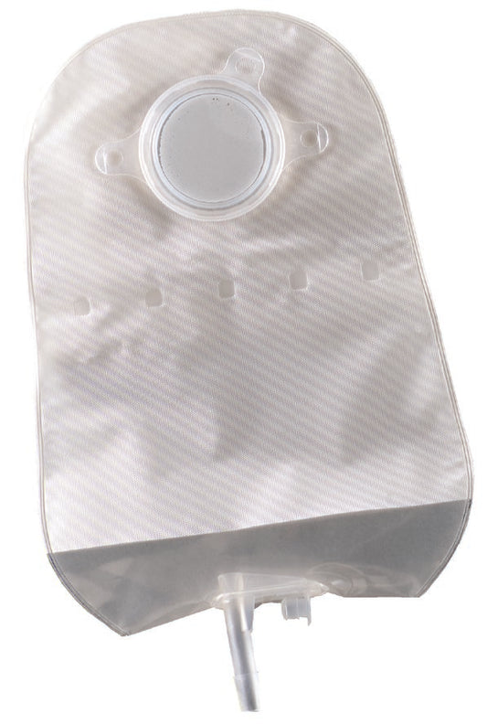 Sur-Fit Natura® Two-Piece Transparent Urostomy Pouch, 1¾ Inch Flange