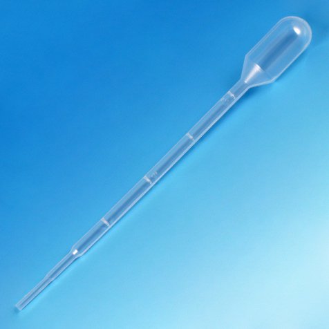 Globe Scientific Transfer Pipette, 3 mL, 2.2 mL Draw Volume