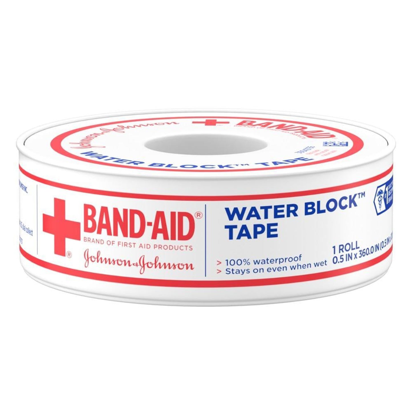 BANDAID, TAPE WATERPROOF 1"X10YDS