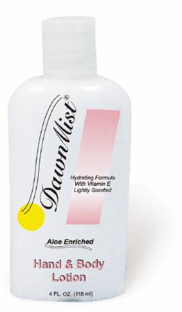 DawnMist® Hand and Body Moisturizer with Aloe and Vitamin E, 4-ounce Bottle