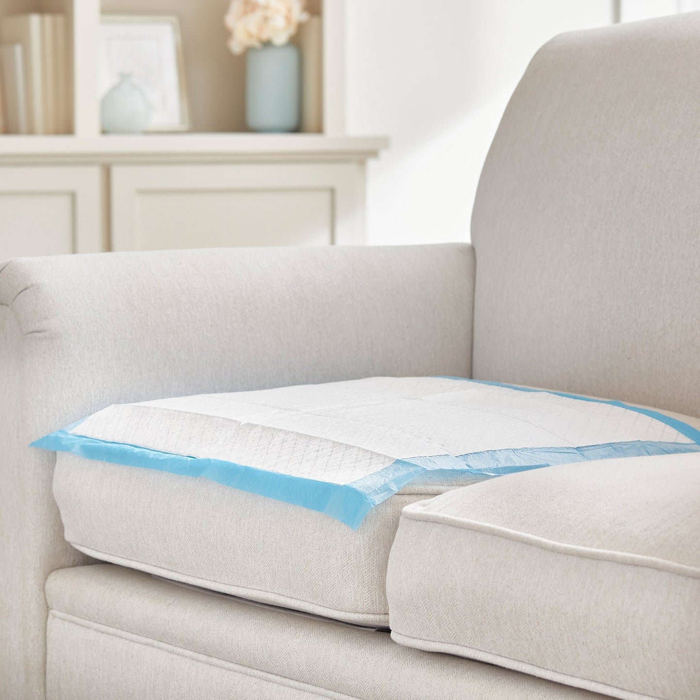 UNDERPAD, 3PLY TISSUE BLU 17X24 (50/PK 6PK/CS)