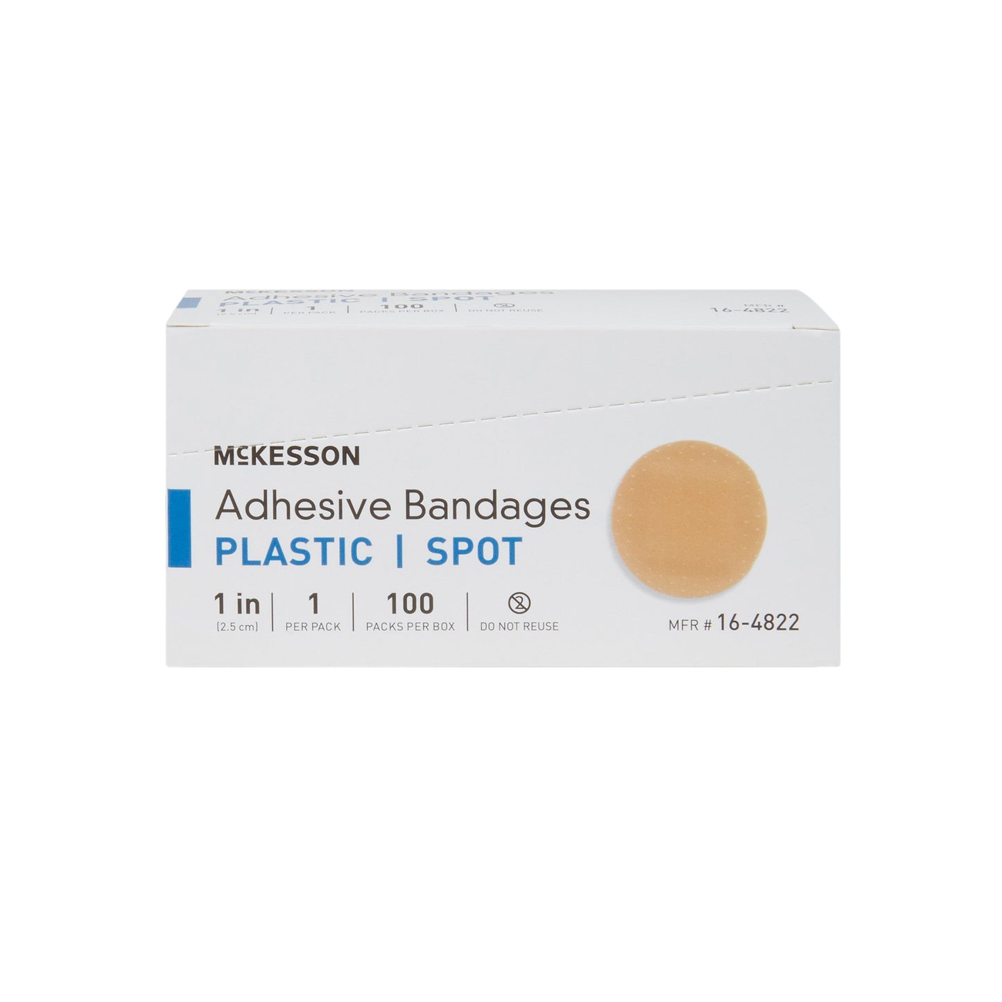 BANDAGE, ADHSV SHR SPOT 1" (100/BX 24BX/CS)