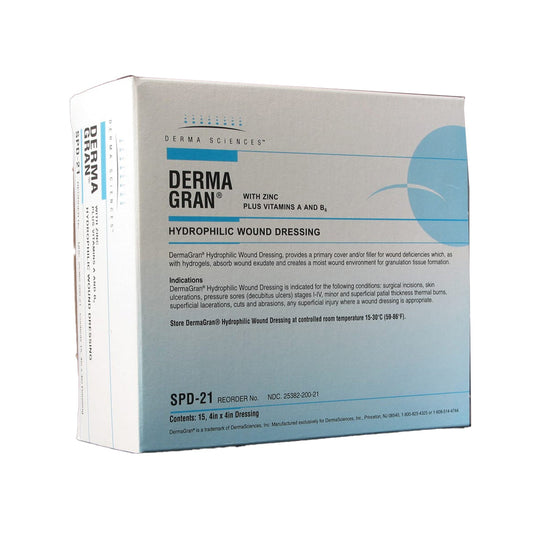 Dermagran® B Zinc Impregnated Dressing, 4 x 4 Inch