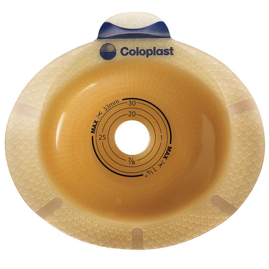 SenSura® Click Convex Light Ostomy Barrier, 28 mm Stoma Opening, Red Match