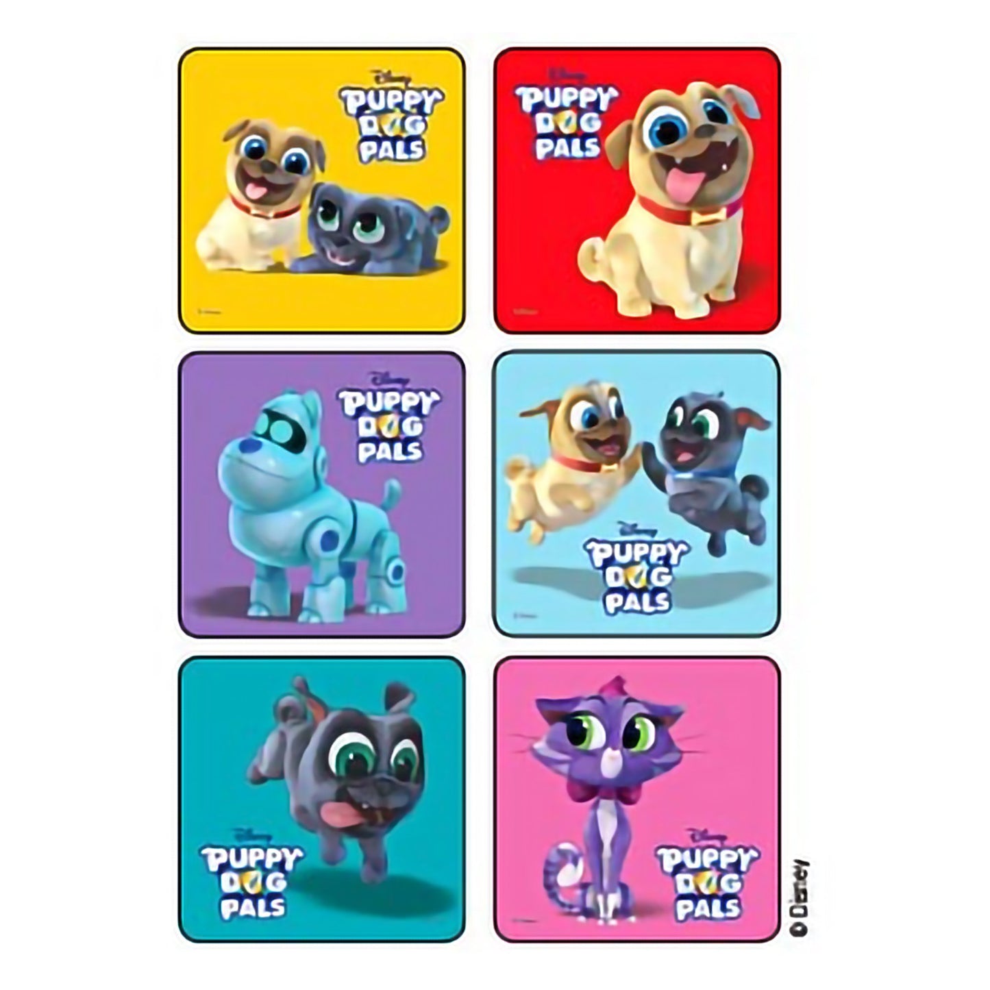 STICKER, PUPPY DOG PALS DISNEY(75/PK)