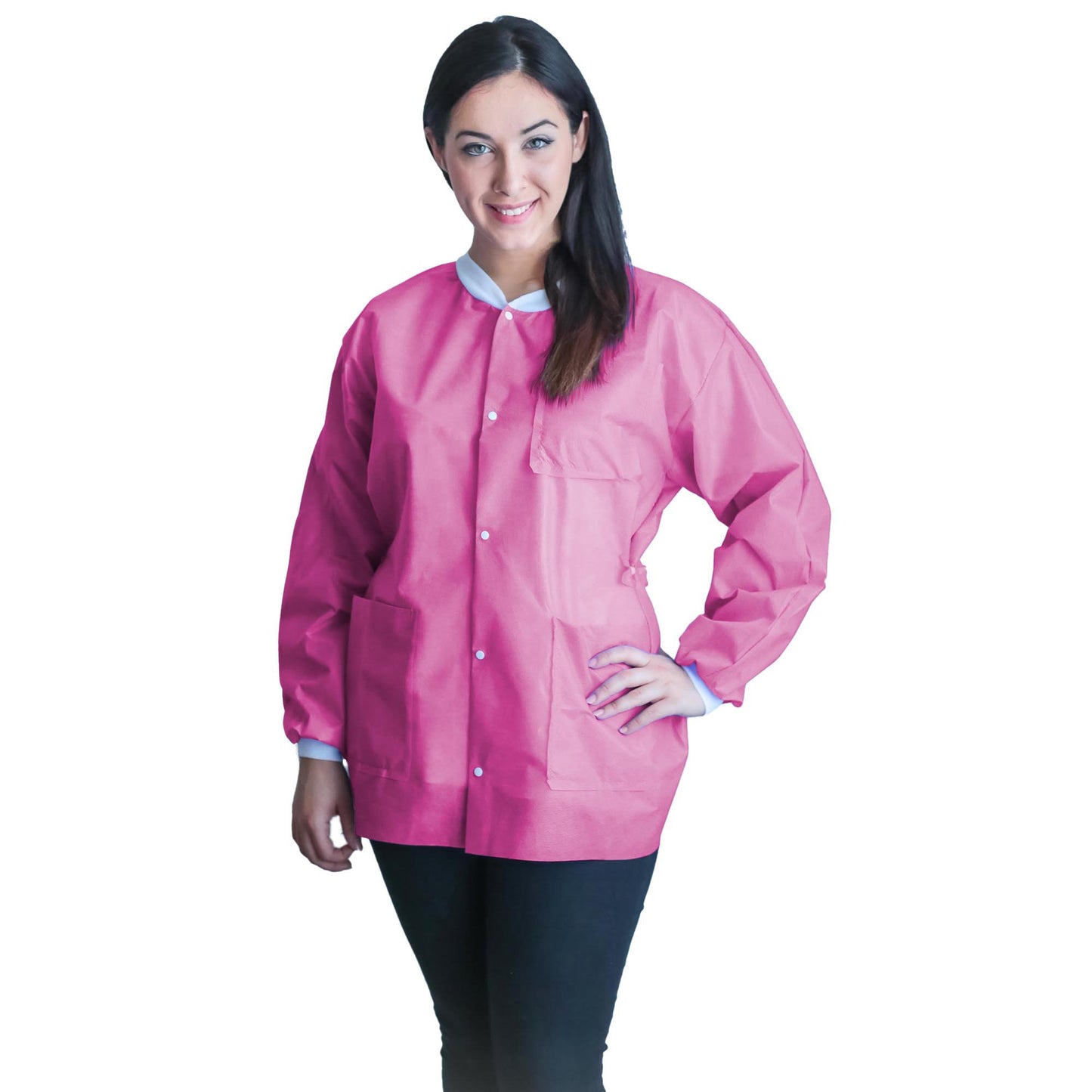 COAT, LAB FITME RASPBERRY PNK SM (10/BG 5BG/CS)