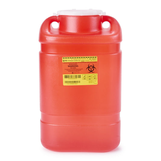 BD Multi-purpose Sharps Container, 5 Gallon, 18 x 7-1/2 x 10-1/2 Inch