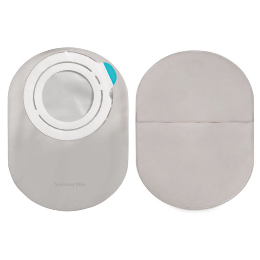 SenSura® Mio Flex 2-Piece Transparent Ostomy Pouch, Red Match