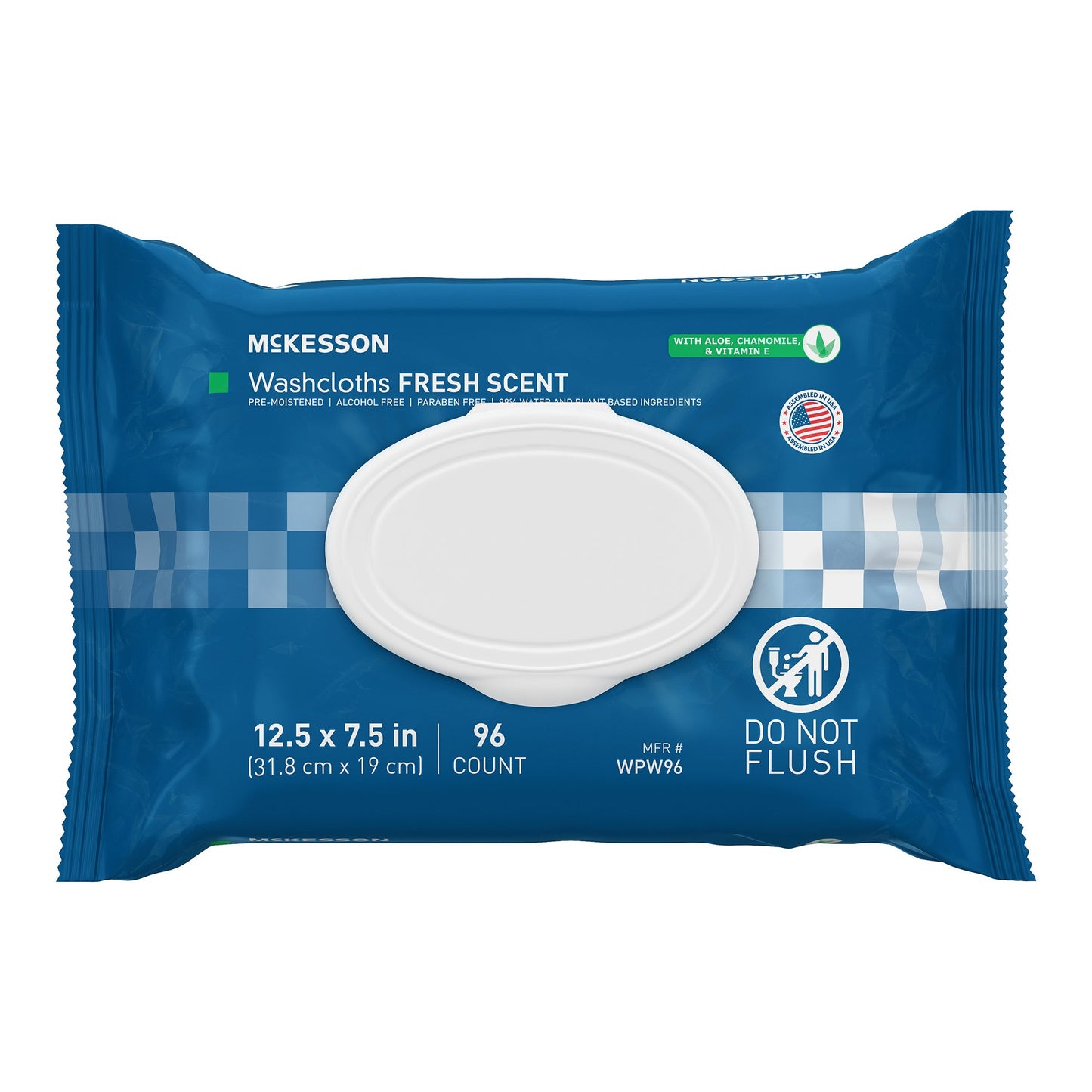 McKesson® Fresh Scent Personal Cleansing Wipe, Nonflushable
