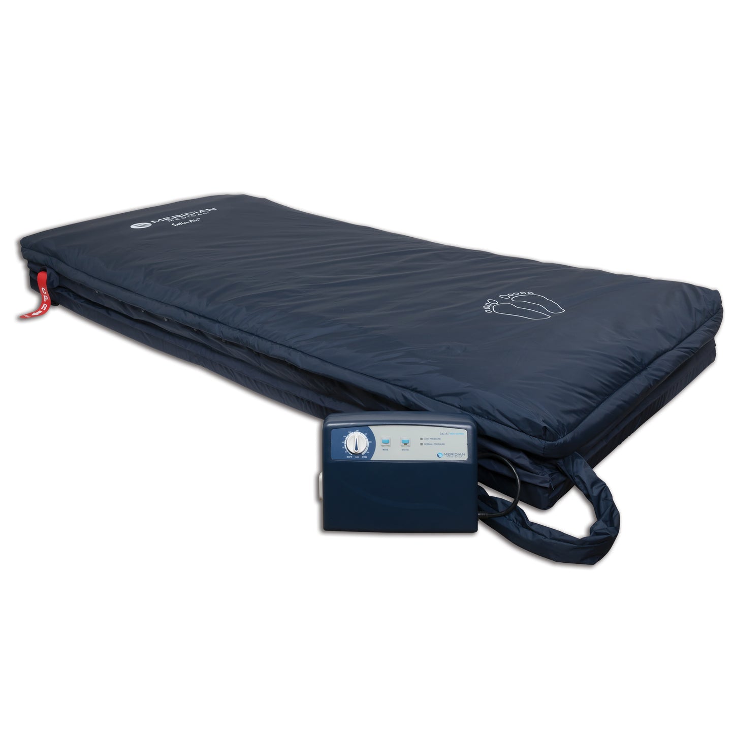 Meridian Satin Air APM System Low Air Loss with 5" Air Mattress & 3" Foam Base